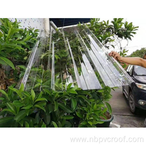 plastic pvc skylight transparent roof sheet